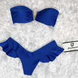 Completo Satin Blu oltremare