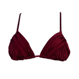 Triangolo Alessia - Satin Bordeaux