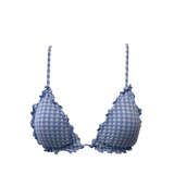 Triangolo Fru Fru - Vichy Cindarella Azzurro