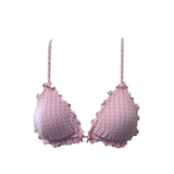 Triangolo Fru Fru - Vichy Porcellana Rosa