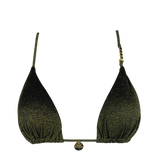 Triangolo Imbottito - Glitter Verde Militare