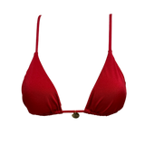 Triangolo Imbottito Satin - Red Passion