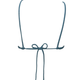 Triangolo Imbottito - Glitter Celeste