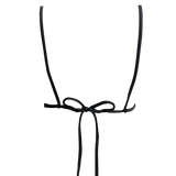 Triangolo Alessia - Satin Bordeaux