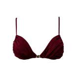 Top Alyssia - Bordeaux Satin