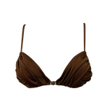 Top Alyssia - Choco Satin