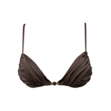 Top Alyssia - Tortora Satin