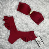 Completo Satin Red Passion