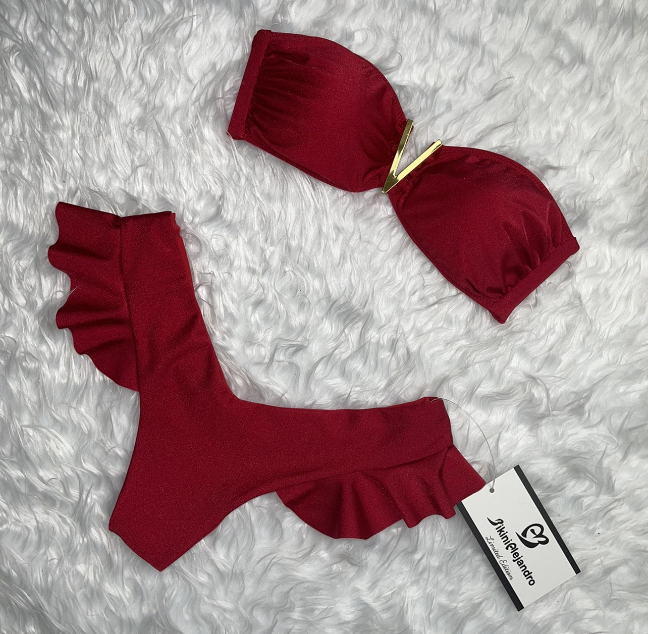 Completo Satin Red Passion